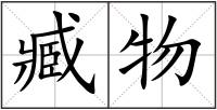 臧物