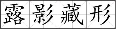 露影藏形