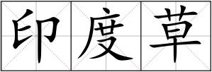 印度草