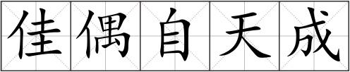 佳偶自天成
