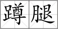 蹲腿