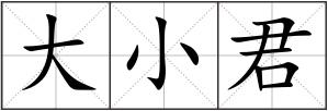 大小君