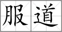 服道