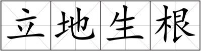 立地生根