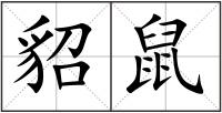 貂鼠