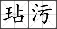 玷污