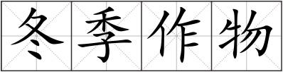 冬季作物