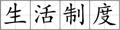 生活制度