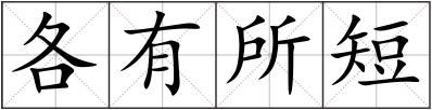 各有所短