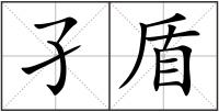 孑盾