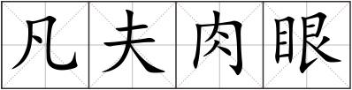 凡夫肉眼