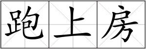 跑上房