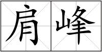 肩峰