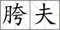 胯夫