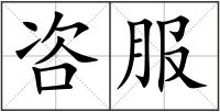 咨服