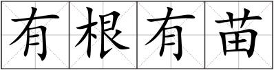 有根有苗