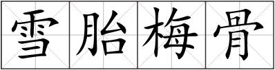 雪胎梅骨