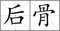 后骨