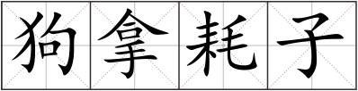 狗拿耗子