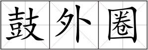 鼓外圈