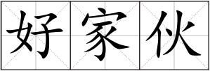 好家伙
