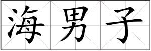 海男子