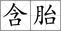 含胎