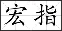 宏指