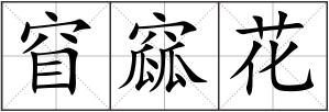 窅窳花
