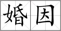 婚因