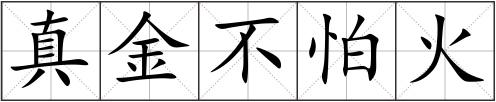 真金不怕火