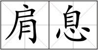 肩息