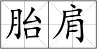 胎肩