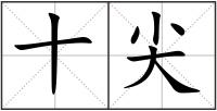 十尖