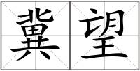 冀望