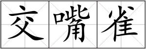 交嘴雀