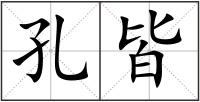 孔皆