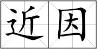 近因