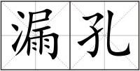 漏孔