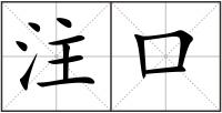 注口