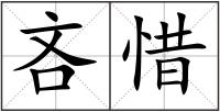 吝惜