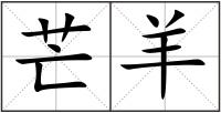 芒羊