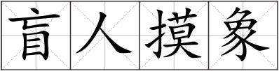 盲人摸象