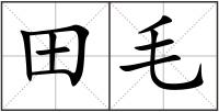 田毛