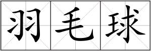 羽毛球