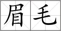 眉毛
