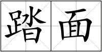 踏面