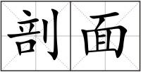 剖面