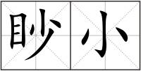 眇小