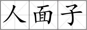 人面子